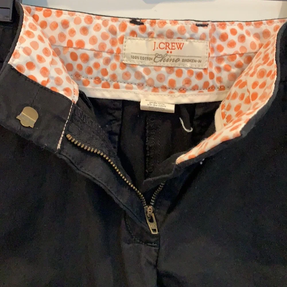 J. Crew Factory Black Chino Shorts. Size 4.